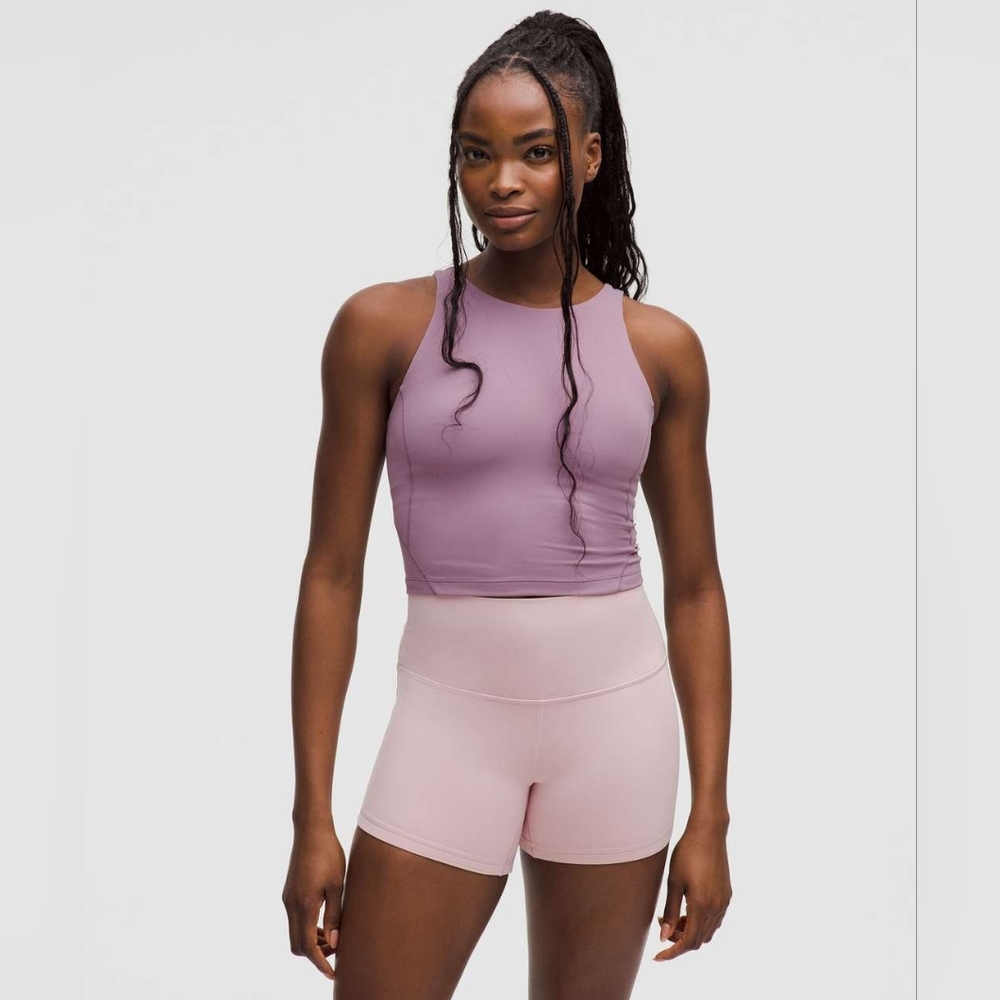 🍋 Lululemon Align High-Neck Tank Top *Light Support Lavender Lux Size 12